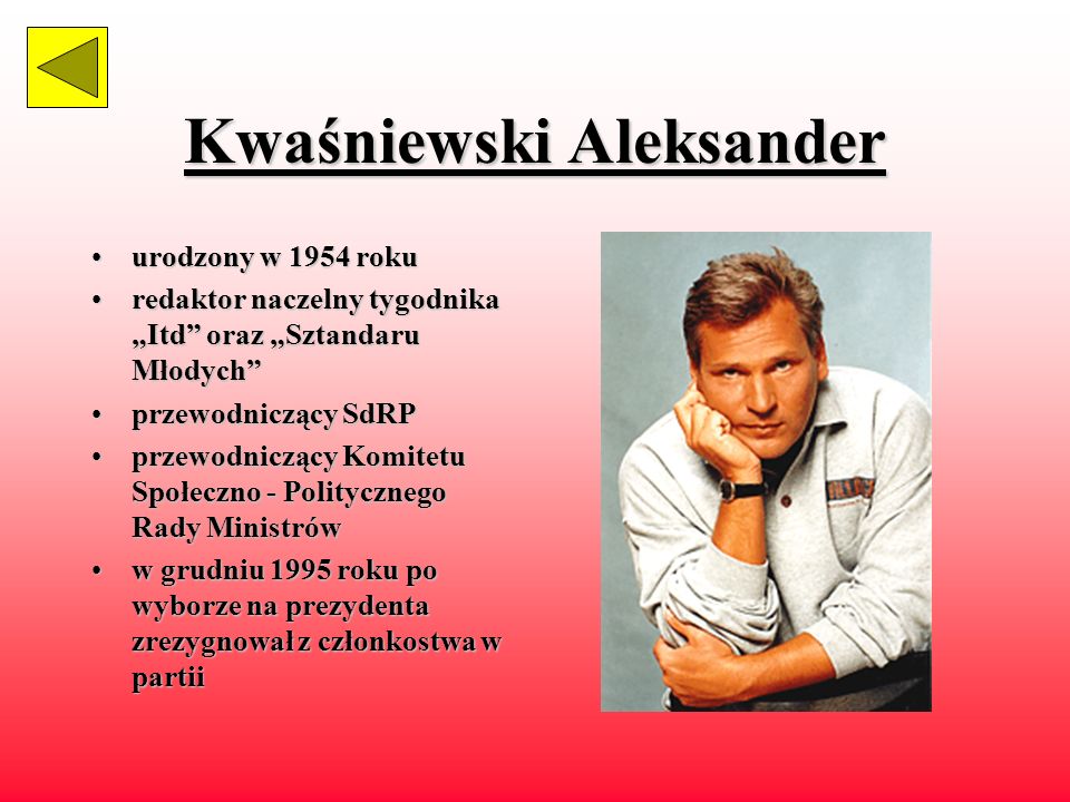 Kwaśniewski Aleksander