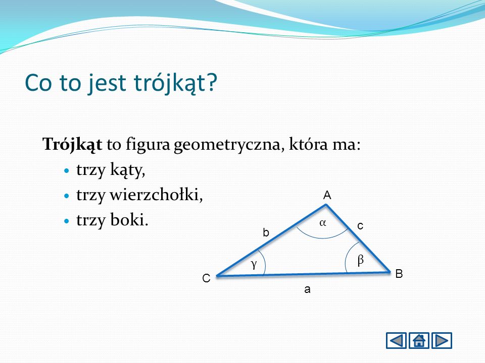 Co to jest trójkąt Trójkąt to figura geometryczna, która ma: