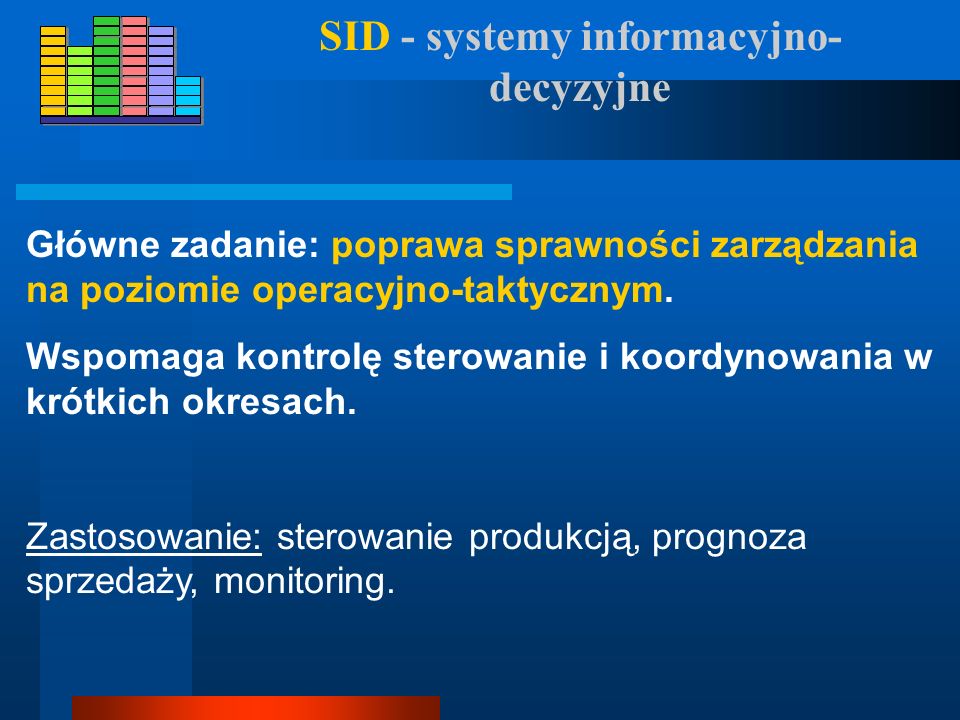 SID - systemy informacyjno-decyzyjne