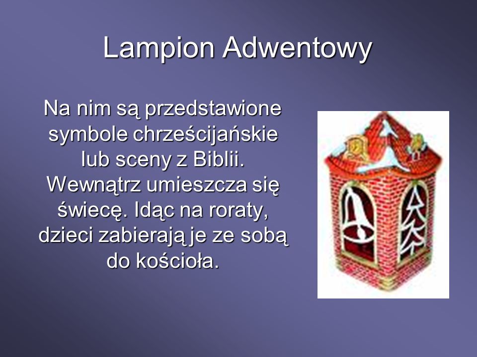 Lampion Adwentowy