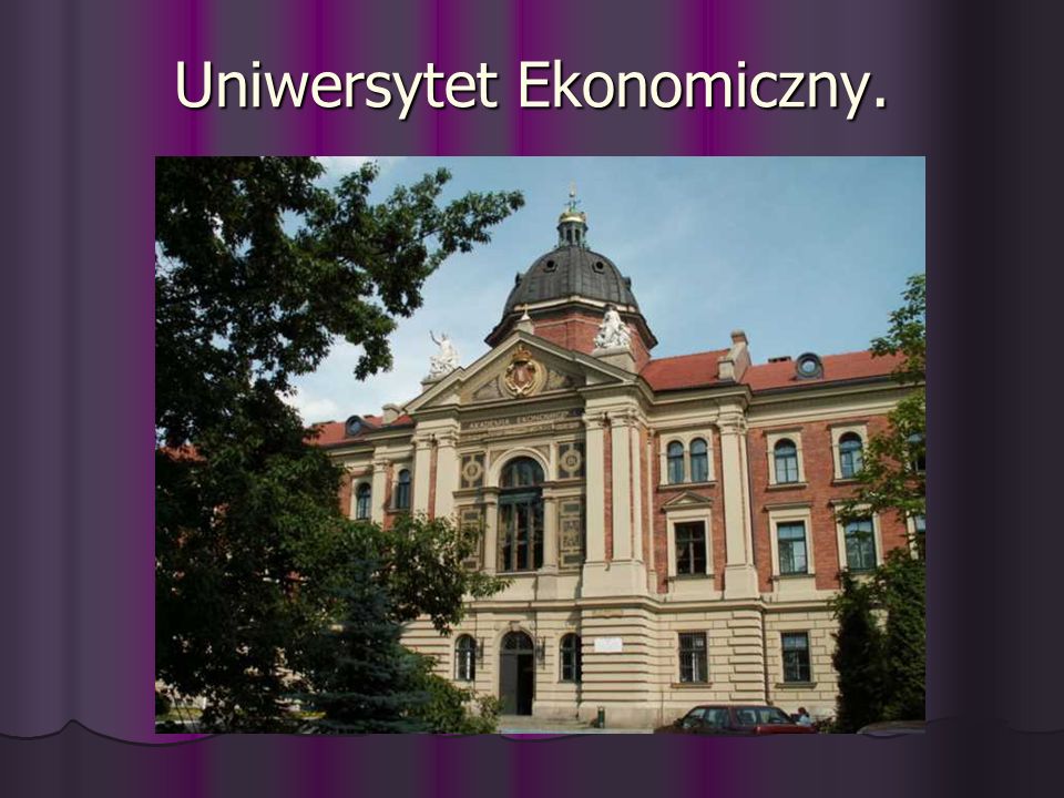 Uniwersytet Ekonomiczny.