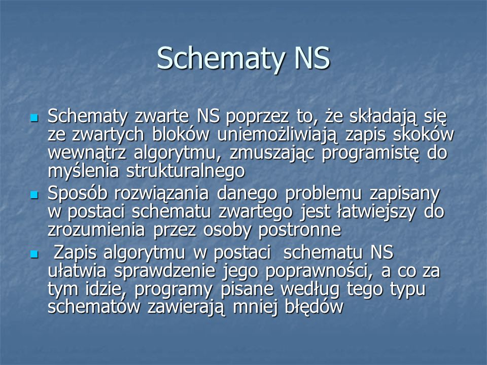 Schematy NS