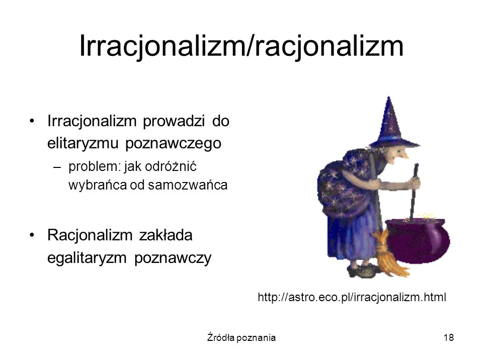 Irracjonalizm/racjonalizm