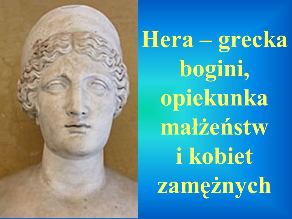 Hera – grecka bogini, opiekunka małżeństw i kobiet zamężnych