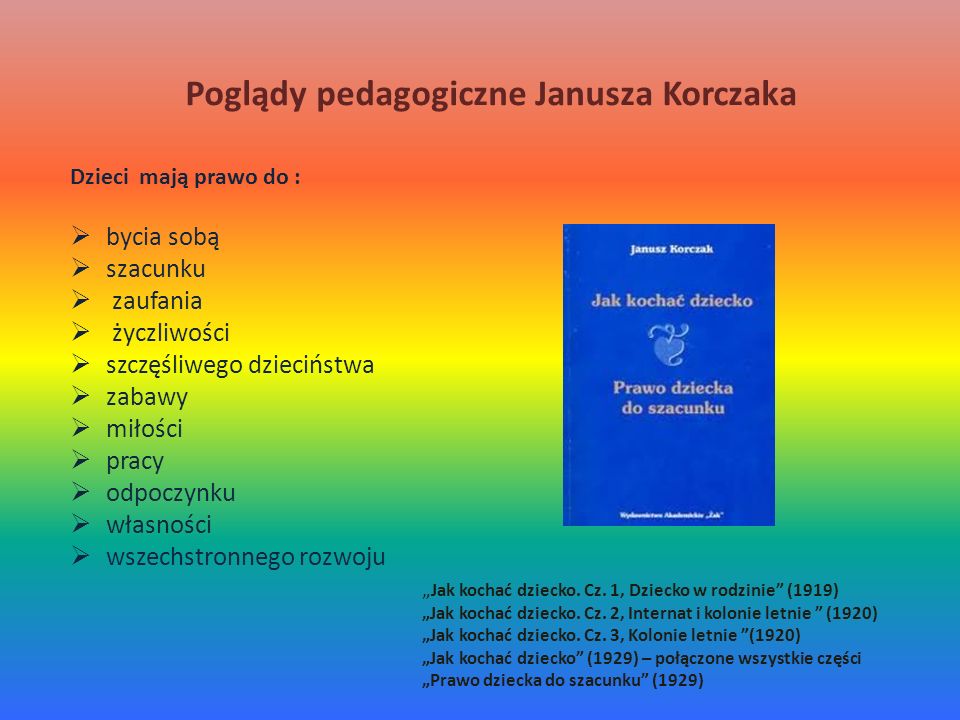 Poglądy pedagogiczne Janusza Korczaka