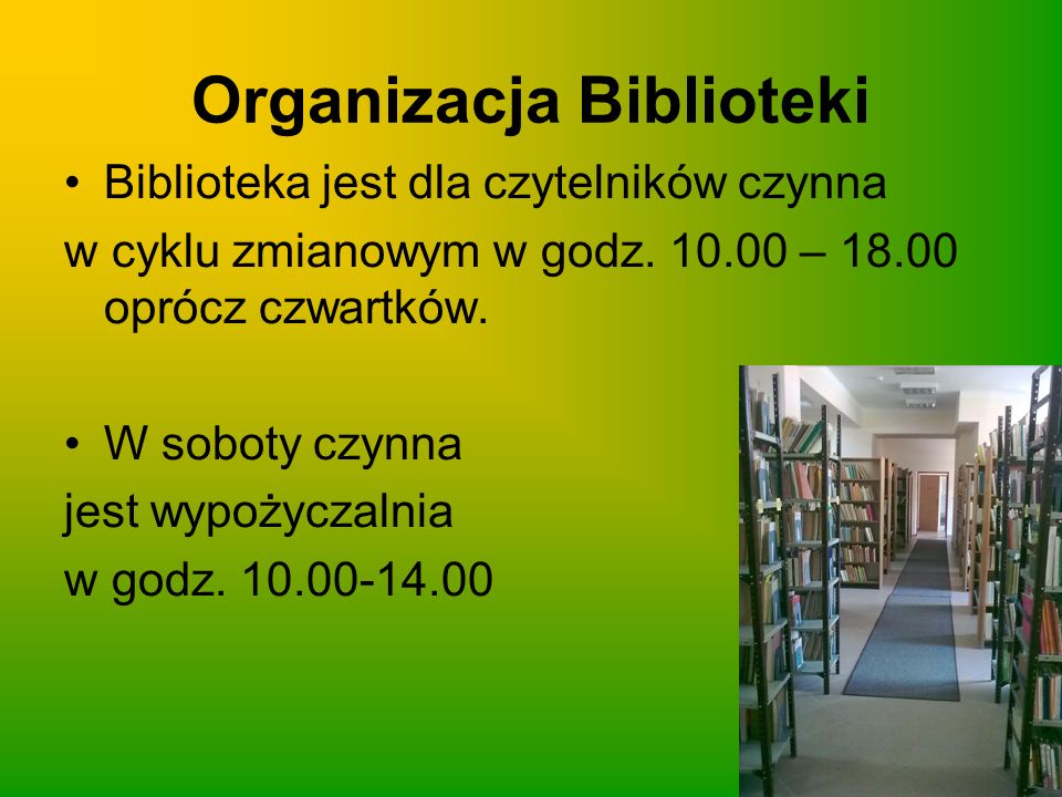 Organizacja Biblioteki