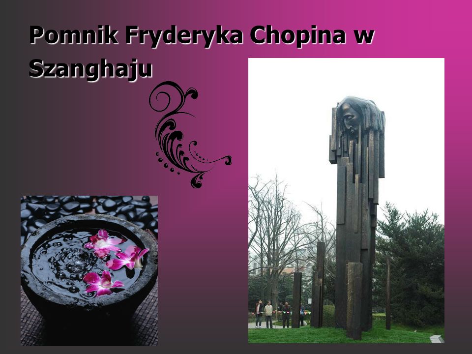Pomnik Fryderyka Chopina w Szanghaju