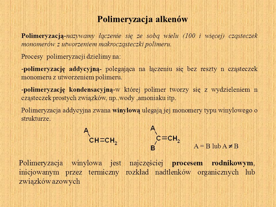 Polimeryzacja alkenów