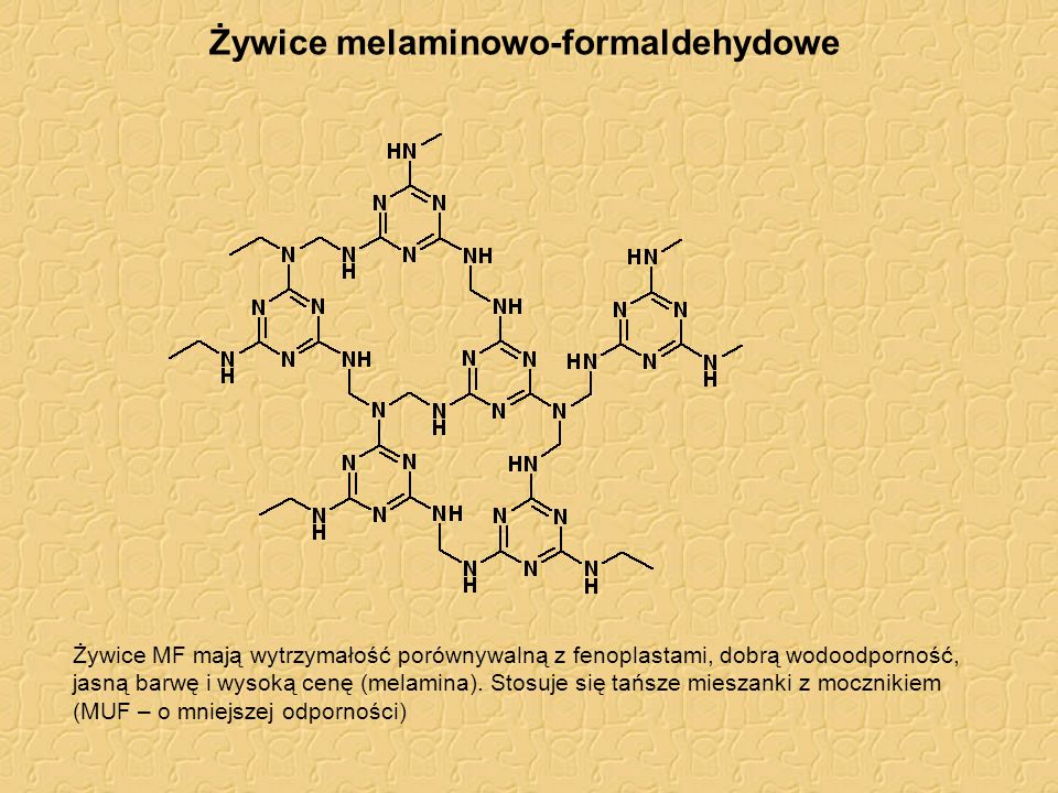 Żywice melaminowo-formaldehydowe