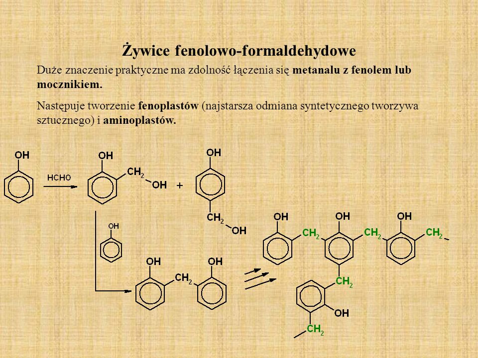 Żywice fenolowo-formaldehydowe