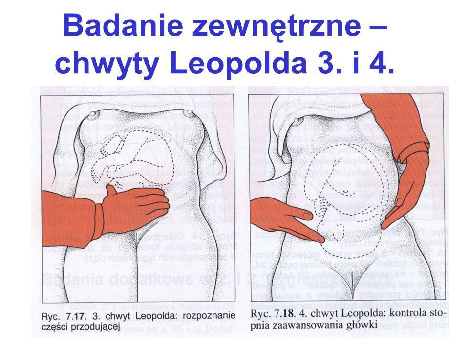 Badanie zewnętrzne – chwyty Leopolda 3. i 4.