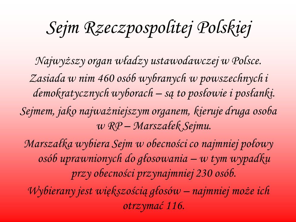 Sejm Rzeczpospolitej Polskiej