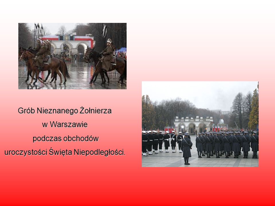 Grób Nieznanego Żołnierza w Warszawie podczas obchodów
