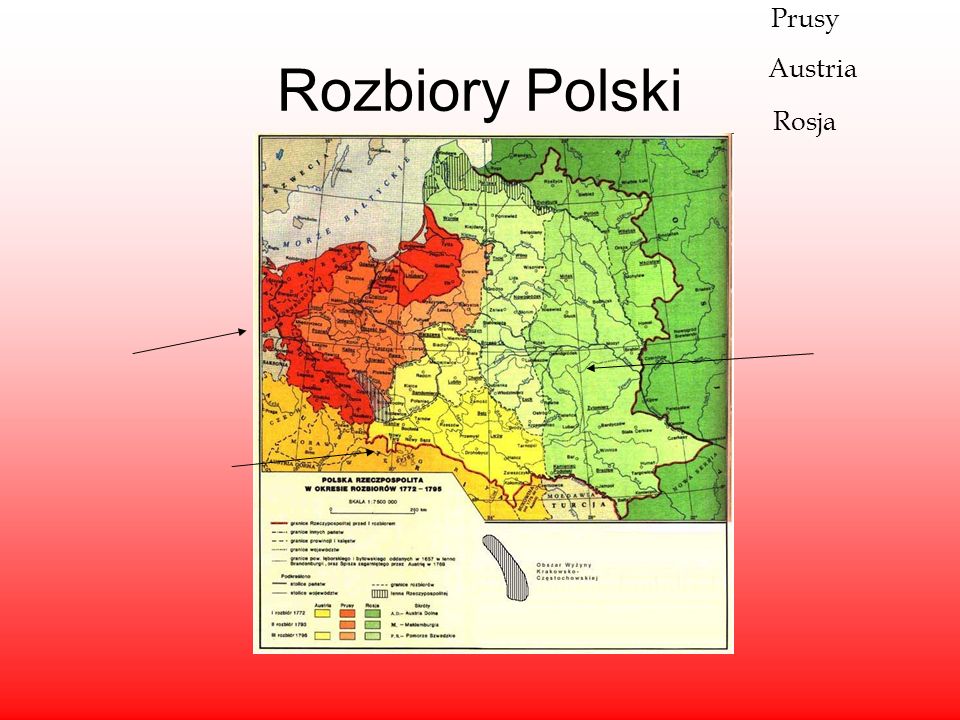 Prusy Rozbiory Polski Austria Rosja