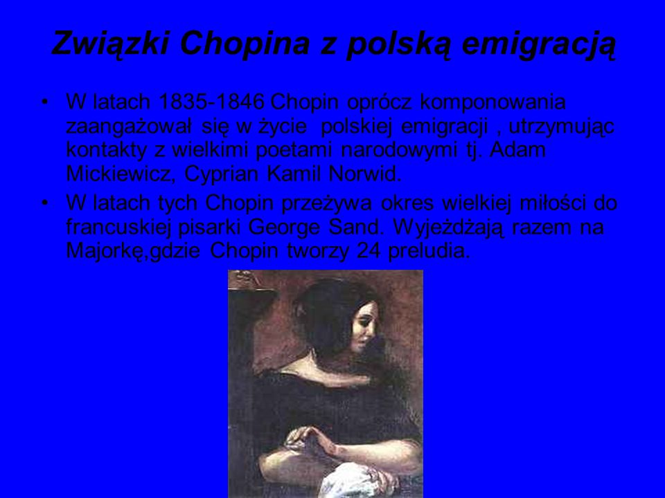 Związki Chopina z polską emigracją