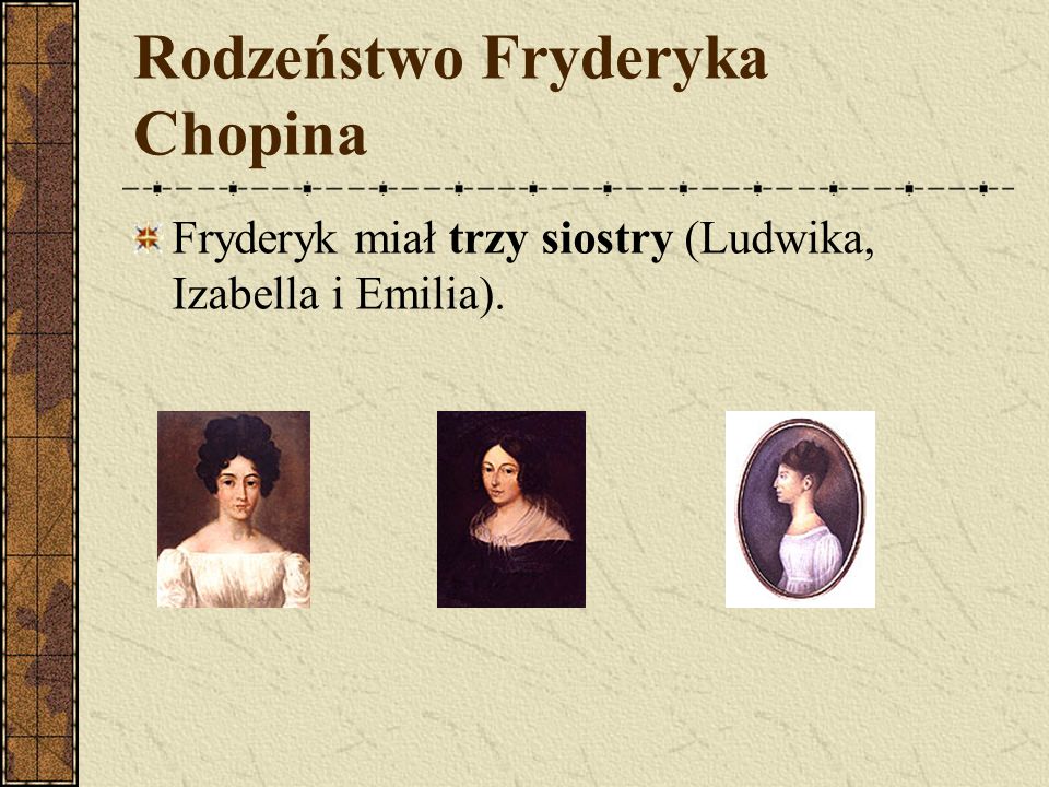 Rodzeństwo Fryderyka Chopina
