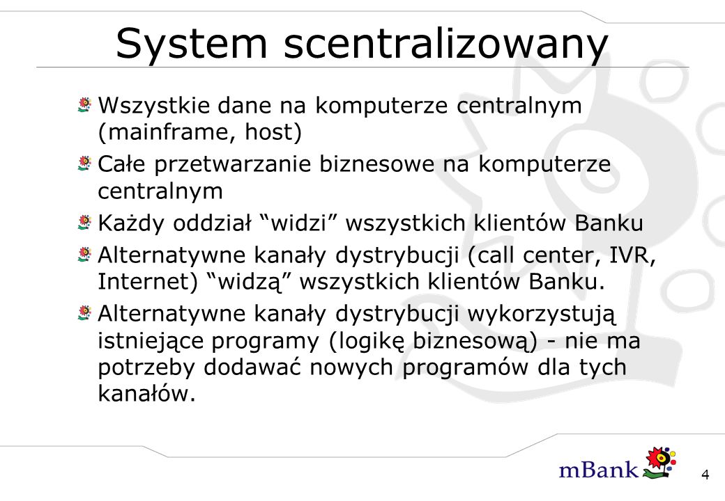 System scentralizowany