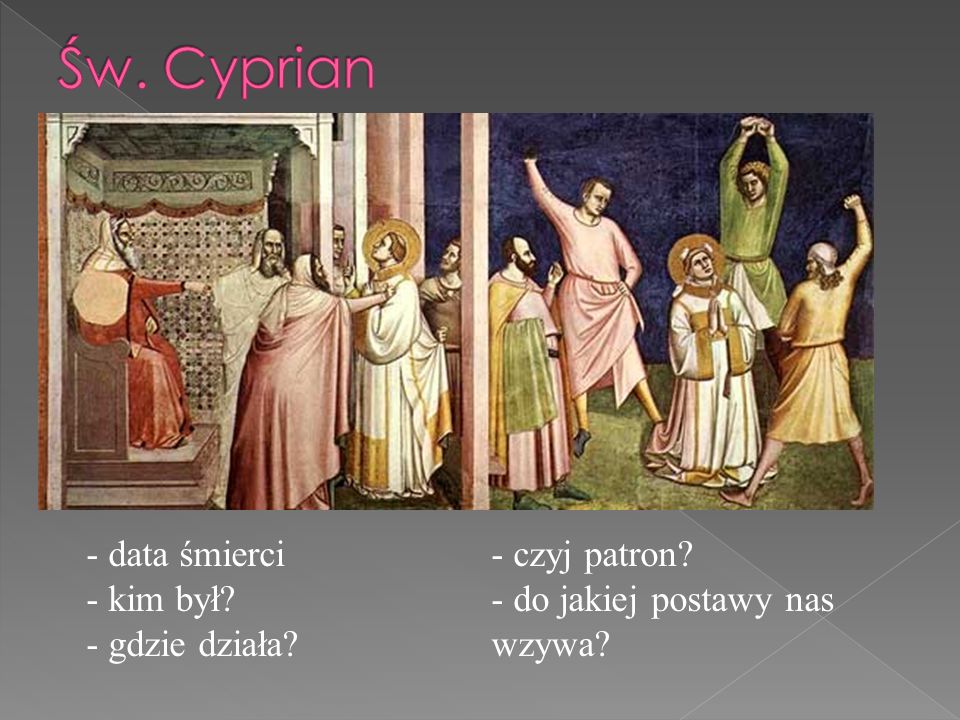 Św. Cyprian - data śmierci - czyj patron - kim był