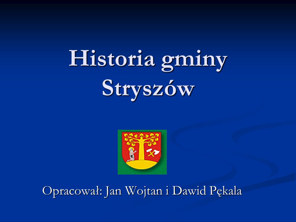 Historia gminy Stryszów