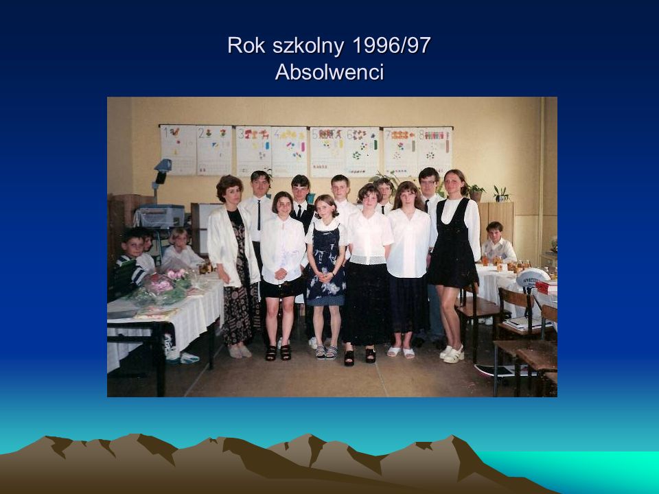 Rok szkolny 1996/97 Absolwenci