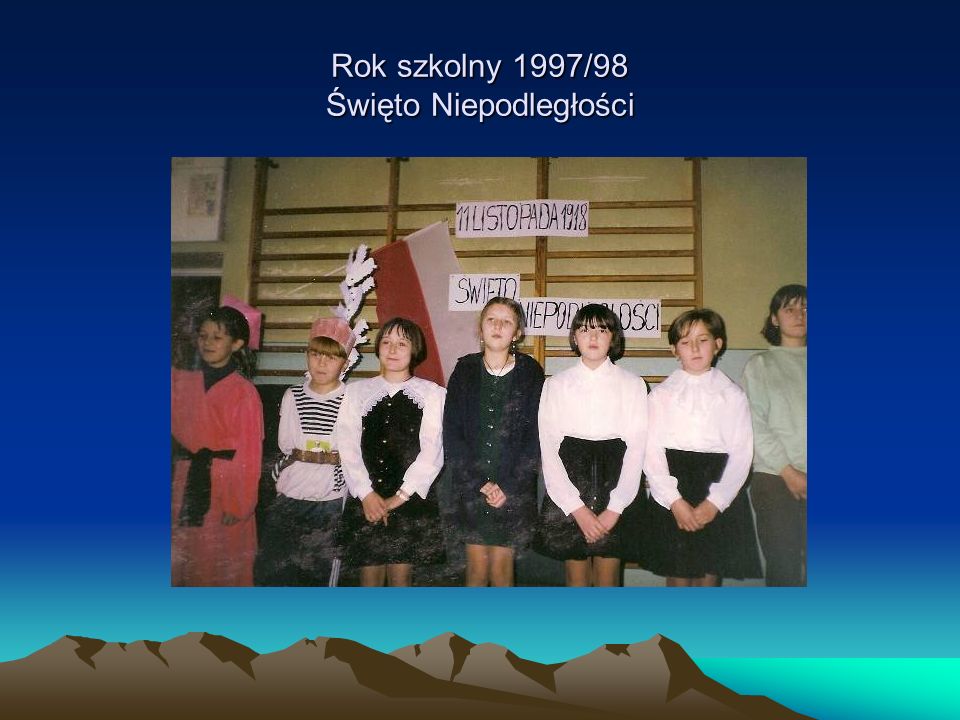 Rok szkolny 1997/98 Święto Niepodległości
