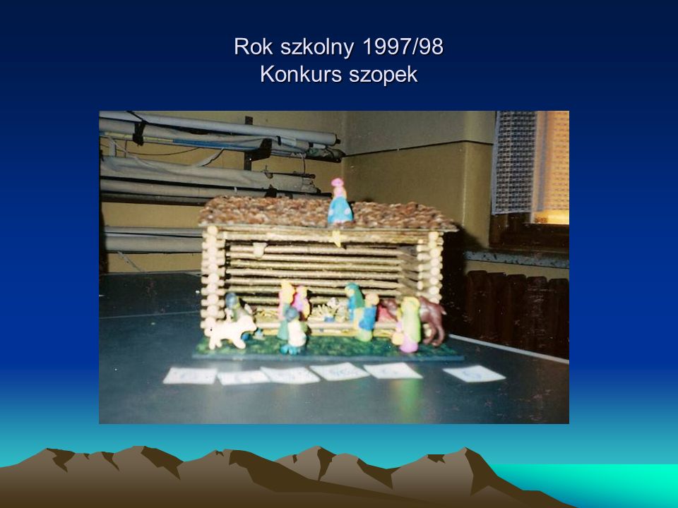 Rok szkolny 1997/98 Konkurs szopek