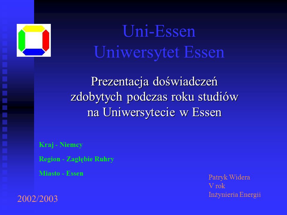 Uni-Essen Uniwersytet Essen