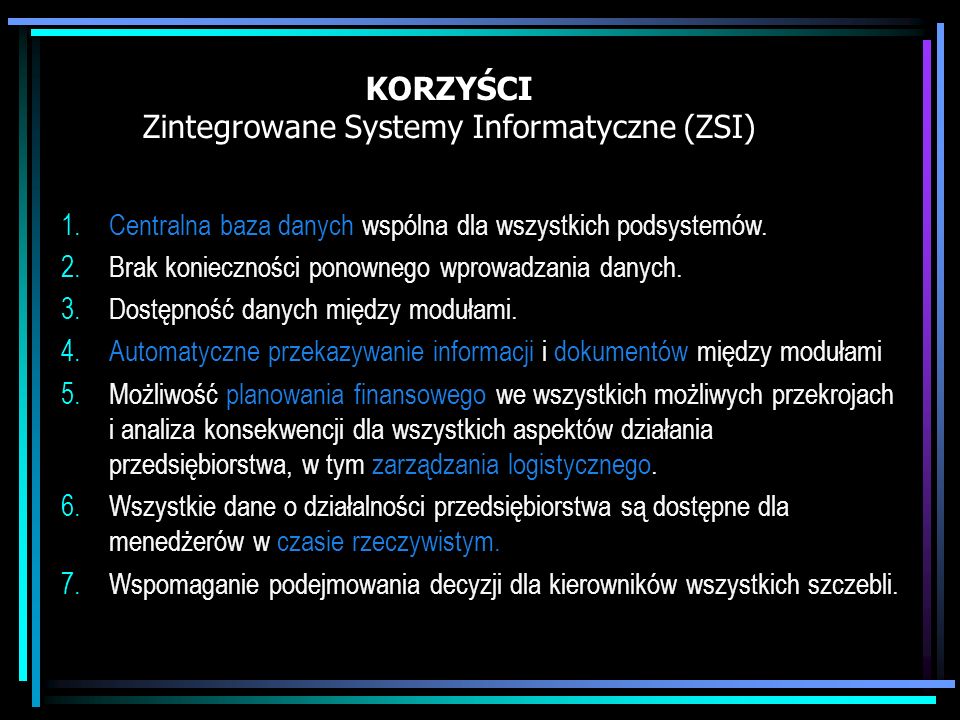 KORZYŚCI Zintegrowane Systemy Informatyczne (ZSI)