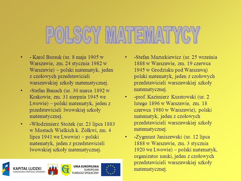 POLSCY MATEMATYCY