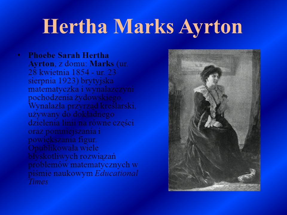 Hertha Marks Ayrton