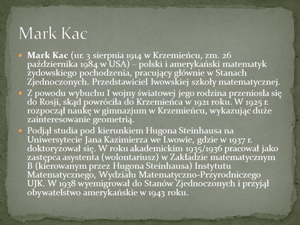 Mark Kac