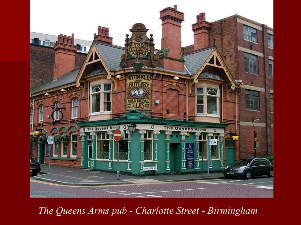 The Queens Arms pub - Charlotte Street - Birmingham