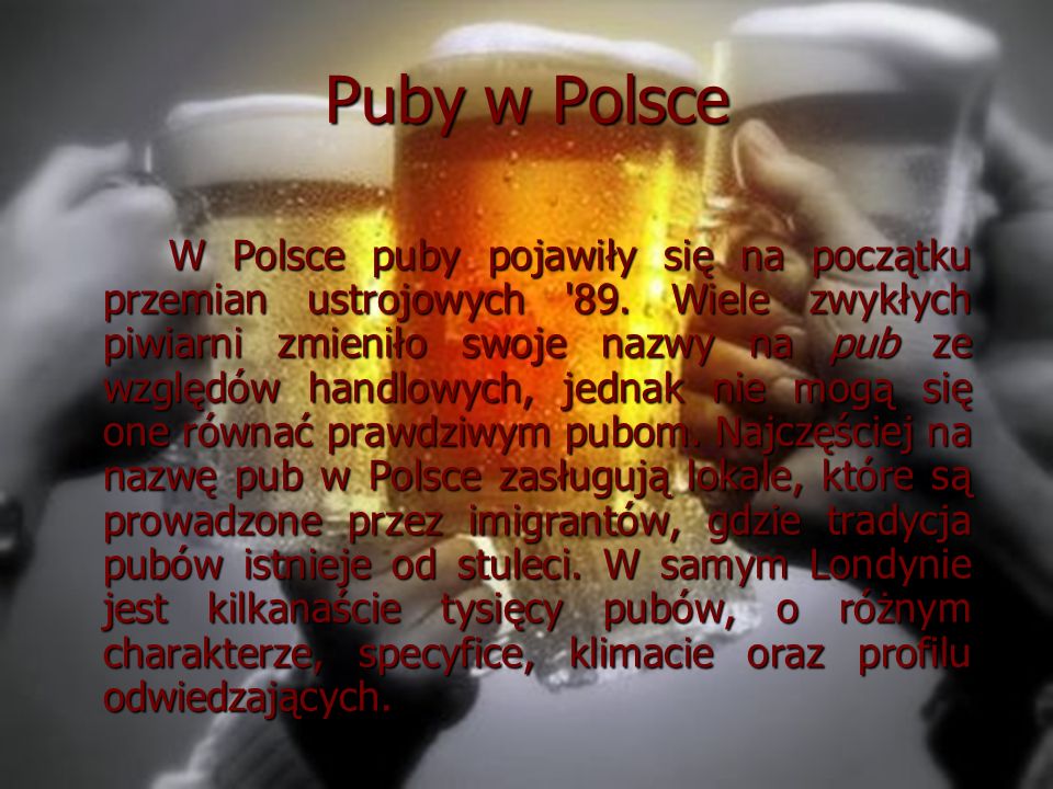 Puby w Polsce
