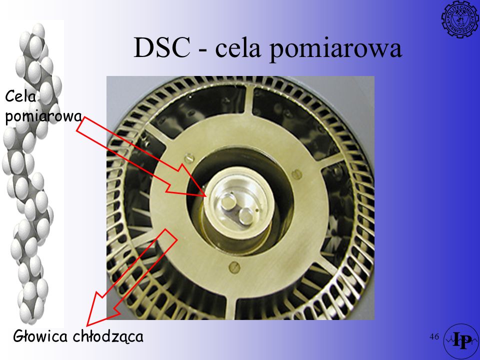 DSC - cela pomiarowa Cela pomiarowa Głowica chłodząca