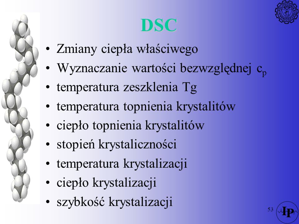 DSC Zmiany ciepła właściwego Wyznaczanie wartości bezwzględnej cp