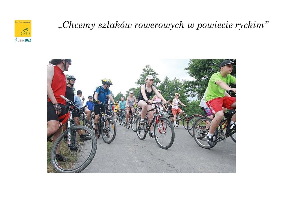 „Chcemy szlaków rowerowych w powiecie ryckim