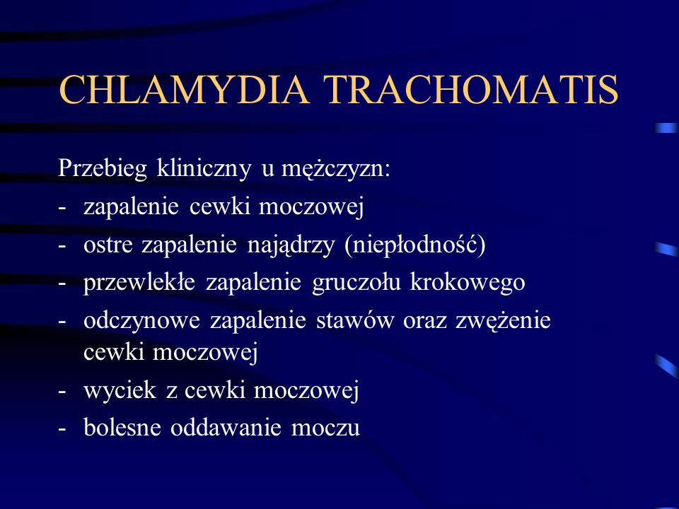 CHLAMYDIA TRACHOMATIS