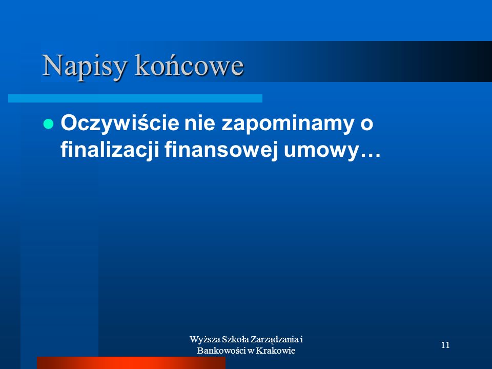Wyższa Szkoła Zarządzania i Bankowości w Krakowie