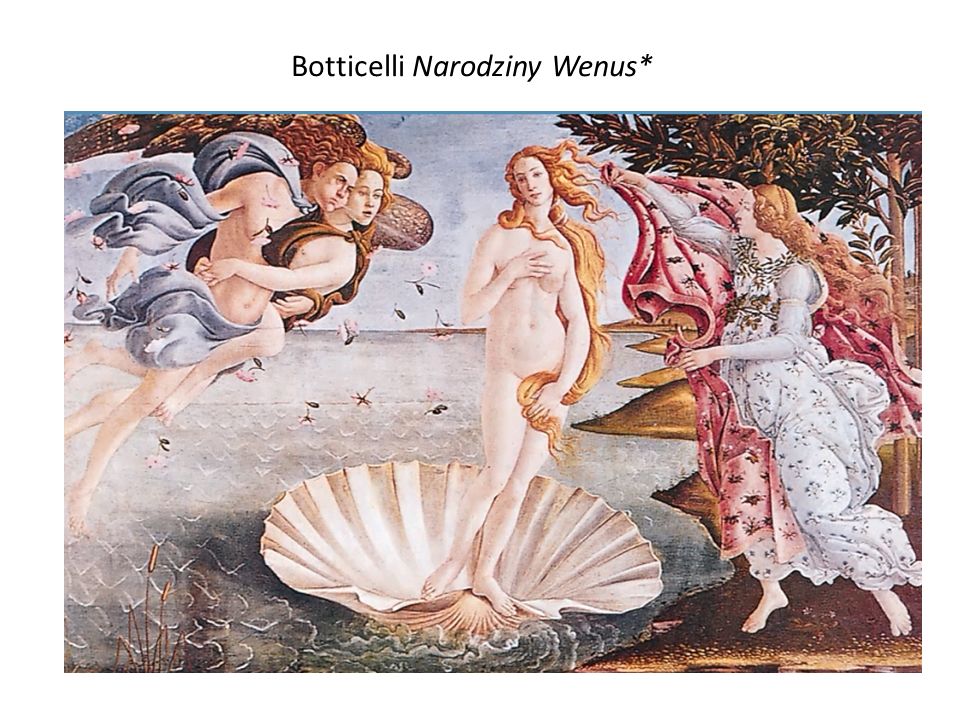 Botticelli Narodziny Wenus*