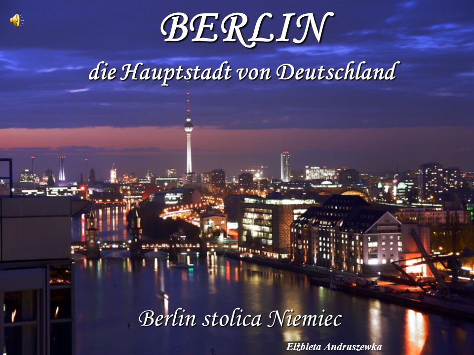 BERLIN die Hauptstadt von Deutschland