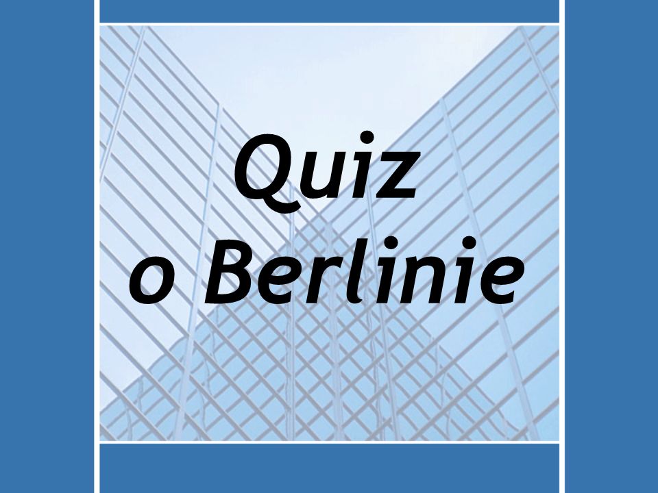 Quiz o Berlinie