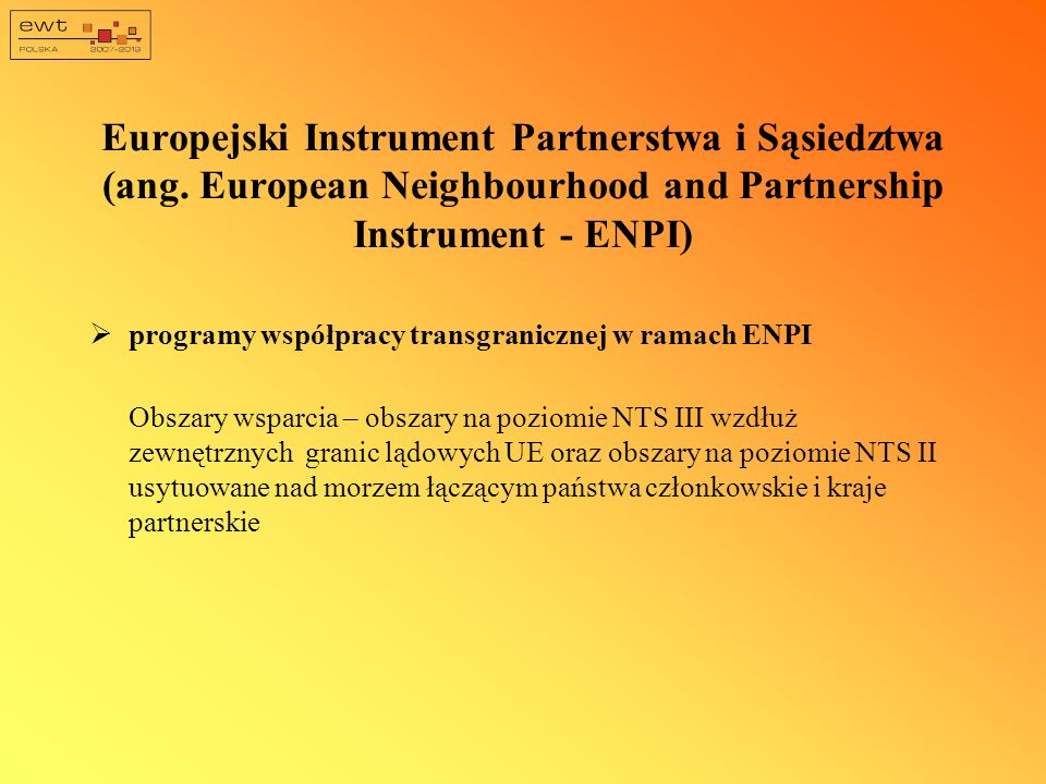 Europejski Instrument Partnerstwa i Sąsiedztwa (ang