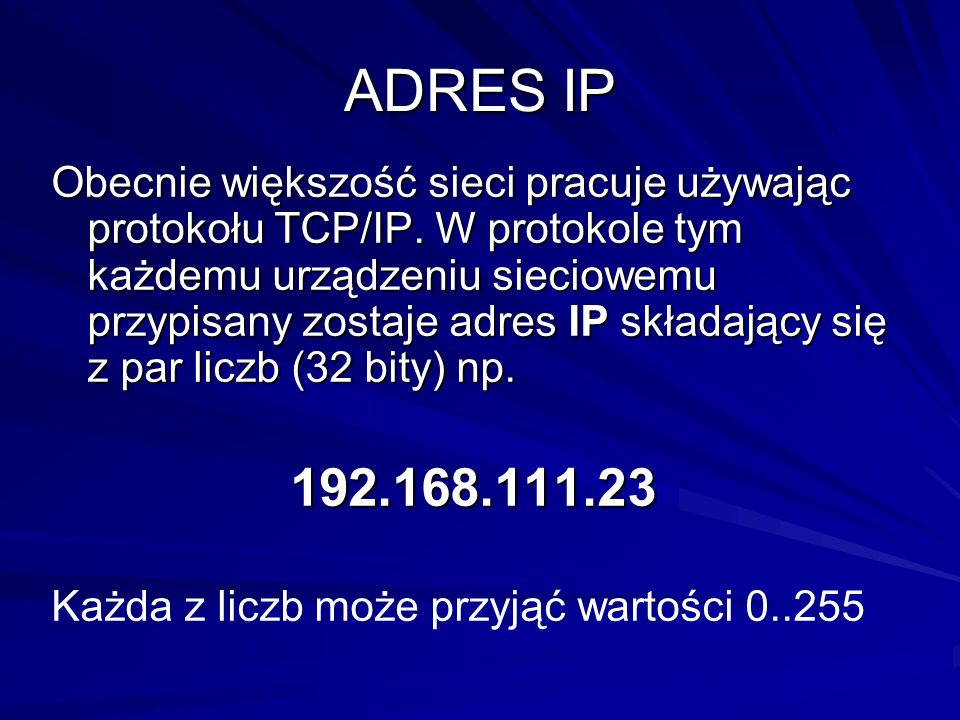 ADRES IP