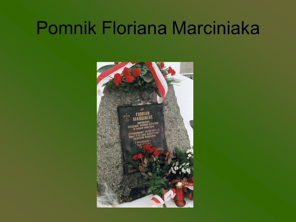 Pomnik Floriana Marciniaka