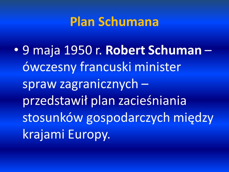 Plan Schumana
