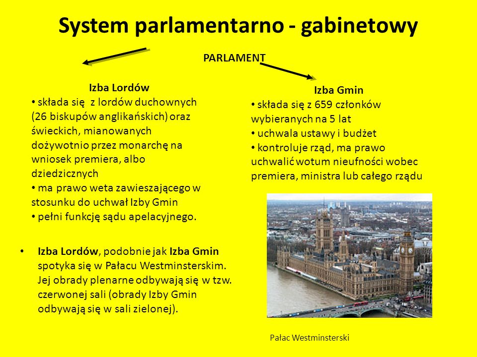 System parlamentarno - gabinetowy