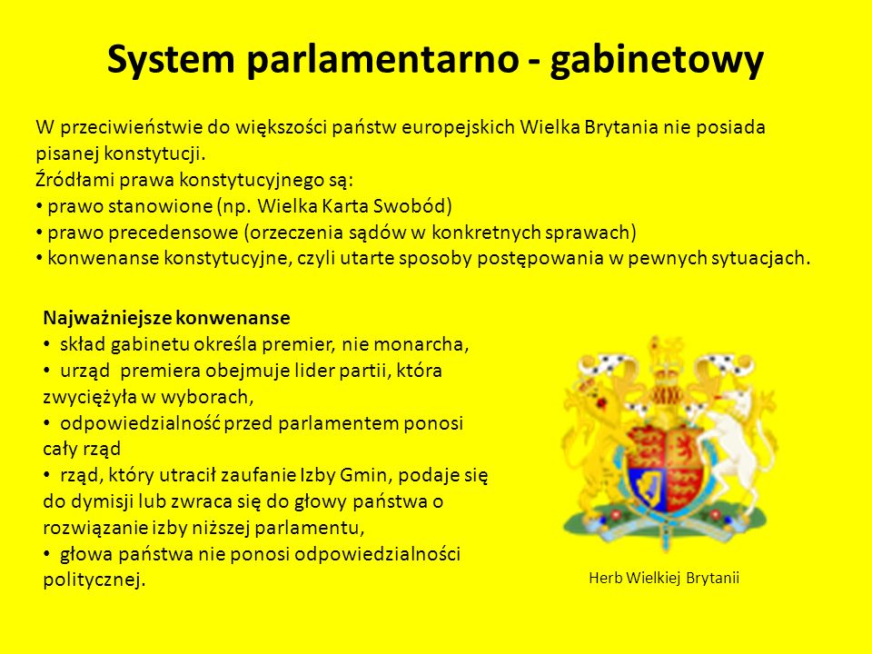 System parlamentarno - gabinetowy