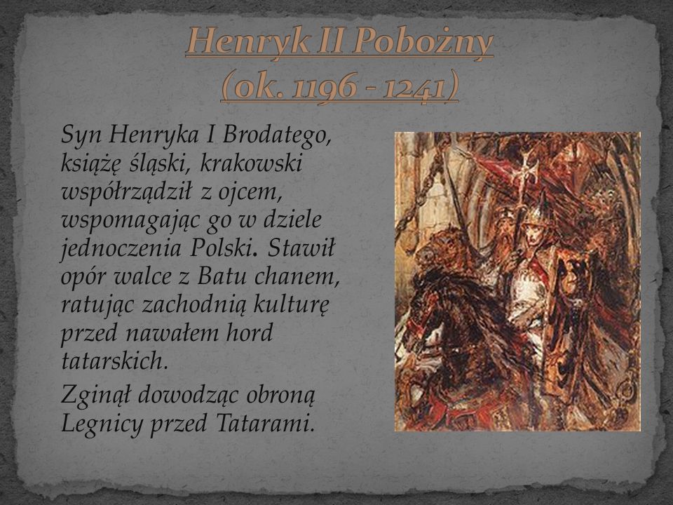 Henryk II Pobożny (ok )