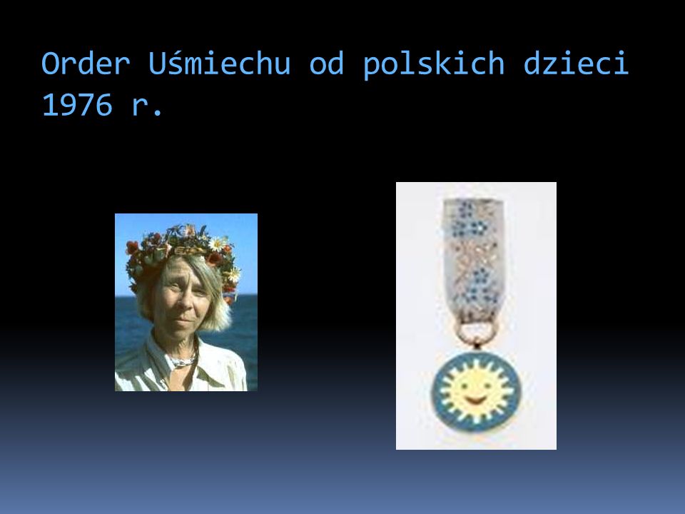 Order Uśmiechu od polskich dzieci 1976 r.