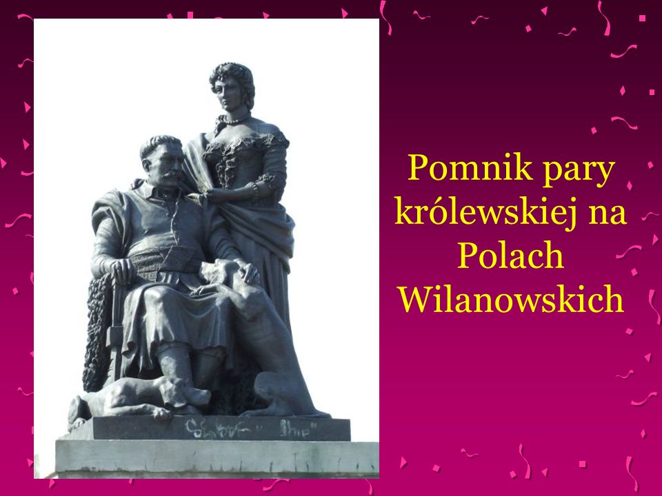 Pomnik pary królewskiej na Polach Wilanowskich